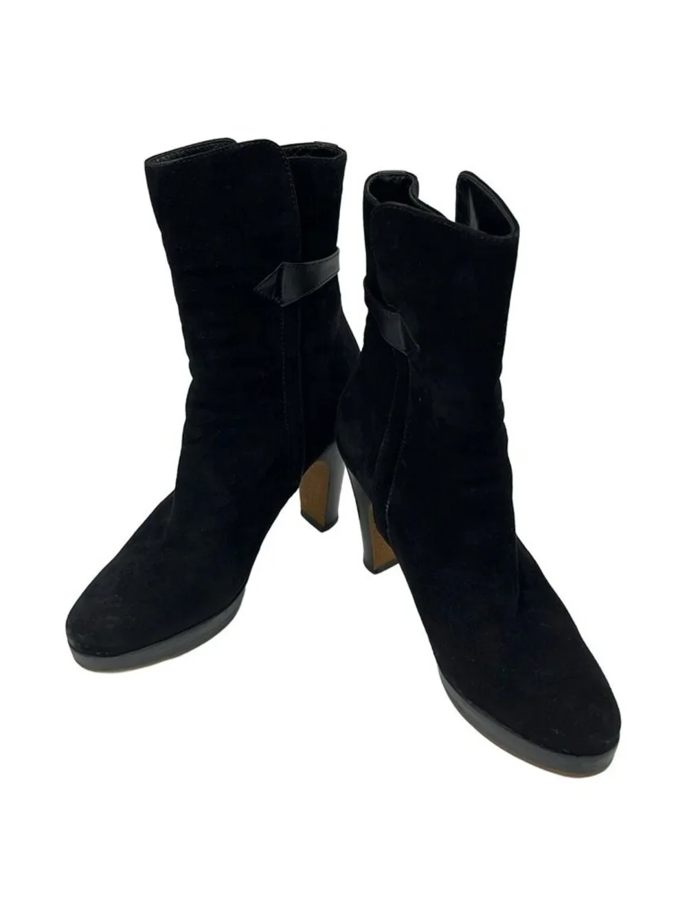 Hermes Long Boots Dark Brown Side Zip